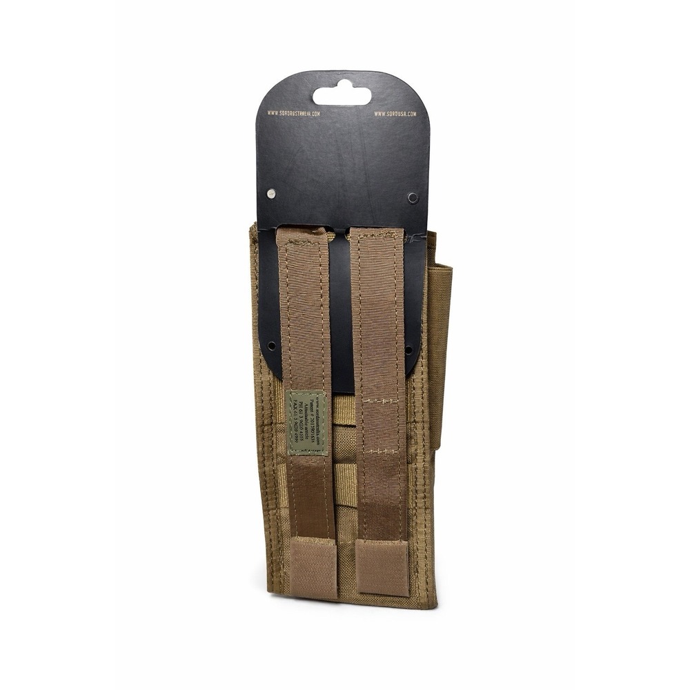SORD MOLLE Tactical Mag Pouch Coyote Tan Rifle Magazine Holder New - Picture 2 of 6